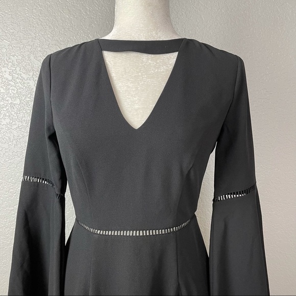 Ali & Jay Bell Sleeve Choker Neck Mini Dress - Picture 11 of 16